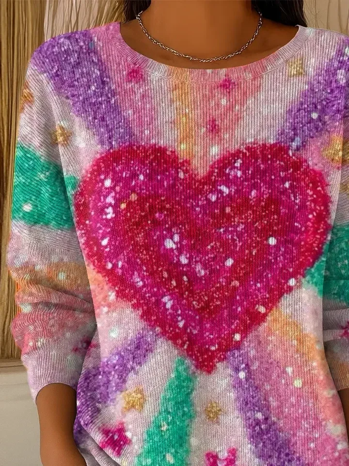 Regular Fit Simple Crew Neck Sweater