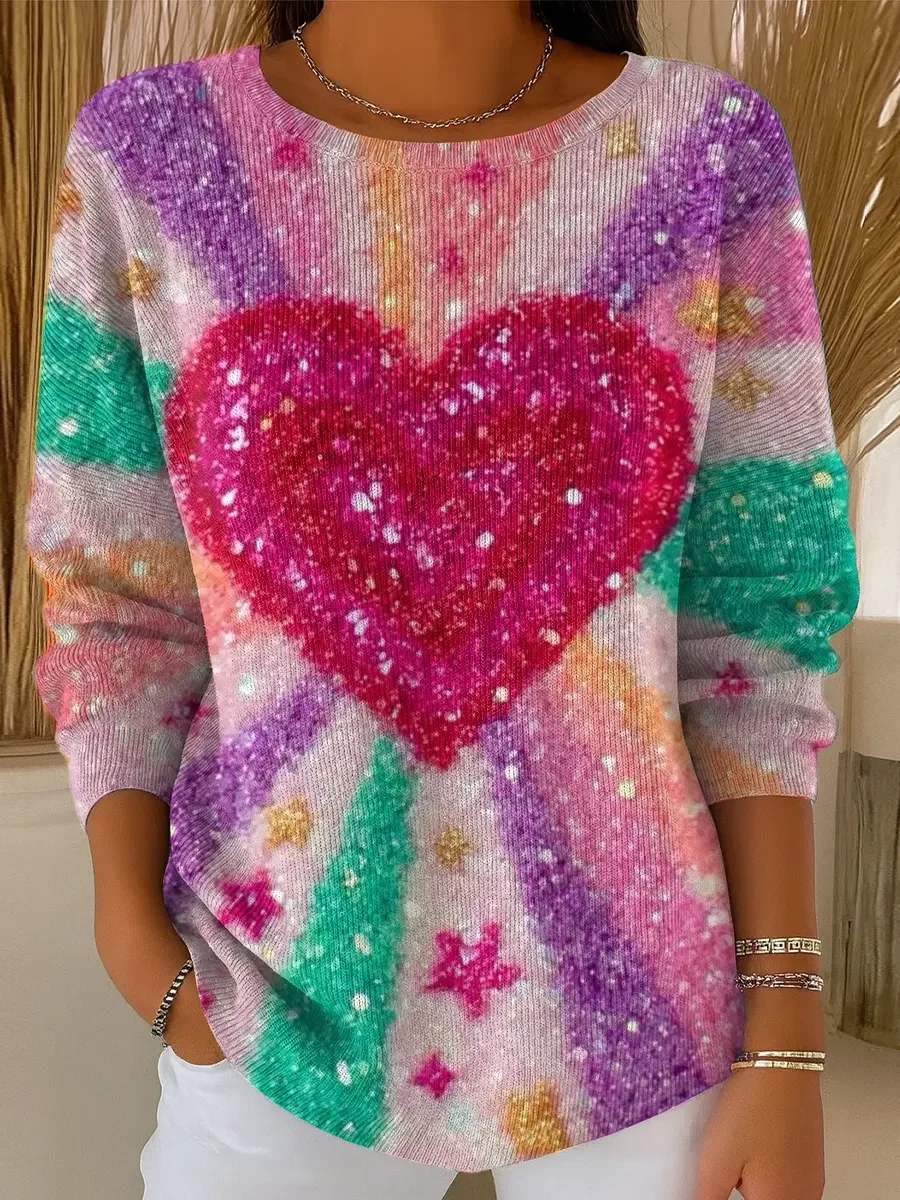 Regular Fit Simple Crew Neck Sweater