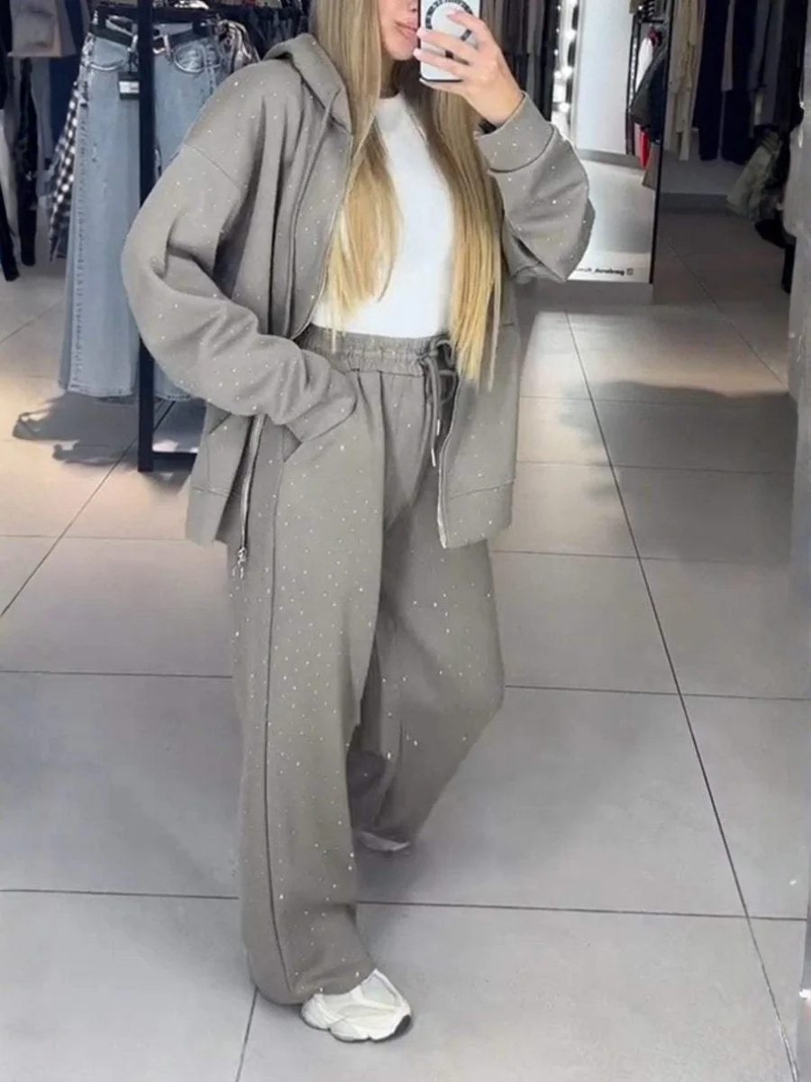 Women's Adjustable Strap Plain Daily Going Out Two-Piece Set Black Casual Spring/Fall Top With Pants Matching Set