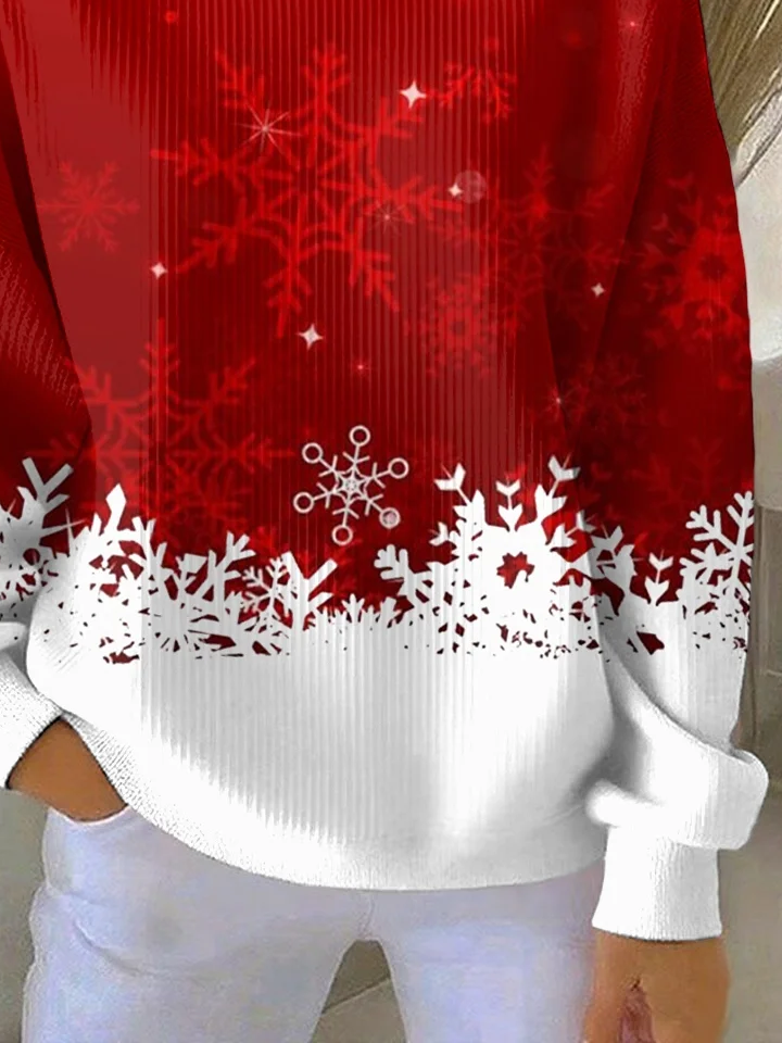Christmas Casual Printing Sweatshirt