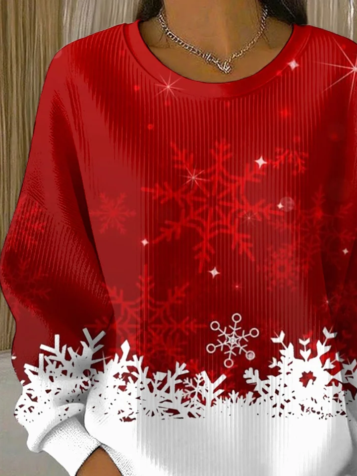 Christmas Casual Printing Sweatshirt