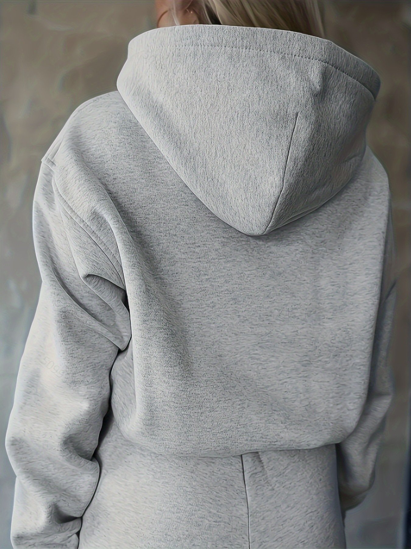 Hoodie Casual Loose Text Letters Two-Piece Set