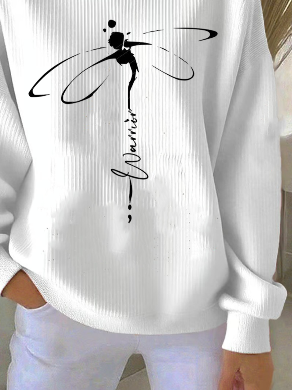 Vintage Dragonfly Loose Sweatshirt