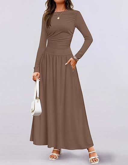 Elegant Cotton-Blend Regular Fit Dress With No