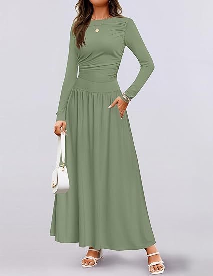 Elegant Cotton-Blend Regular Fit Dress With No