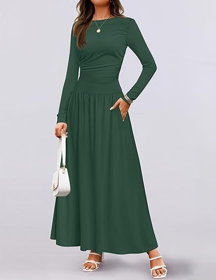 Elegant Cotton-Blend Regular Fit Dress With No