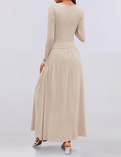 Elegant Cotton-Blend Regular Fit Dress With No