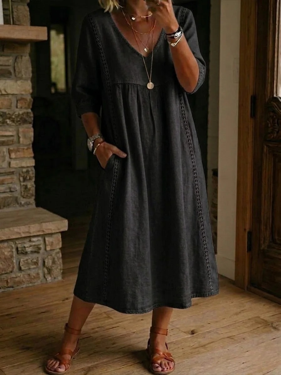 cotton puff sleeve dress Blue Stripe Floral Color:Grey Pink YGroup_KitDress Black off shoulder a-line