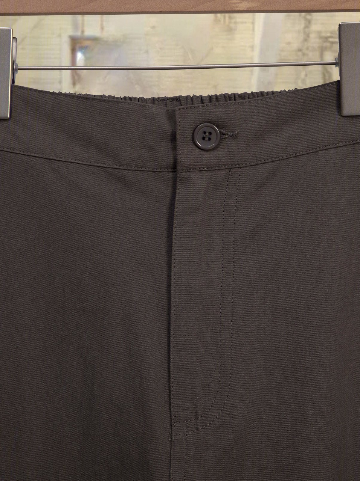Casual Plain Pockets Women All Season Pants