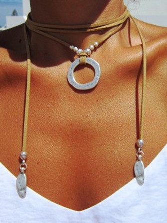 zolucky Woman Minimal Necklace Boho Jewelry Gypsy Necklaces