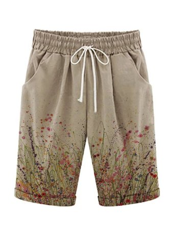 Floral Holiday Shorts