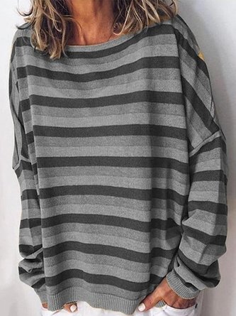 Cotton-Blend Casual Long Sleeve Hoodies & Sweatshirts