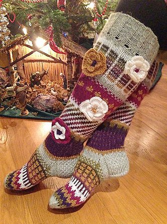 Winter Vintage Warm Socks