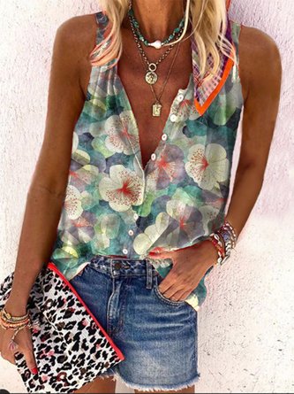 Floral Shift Casual Top