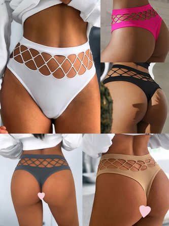 Hollow Out Lingerie Seamless Sexy Panties Women Underwear