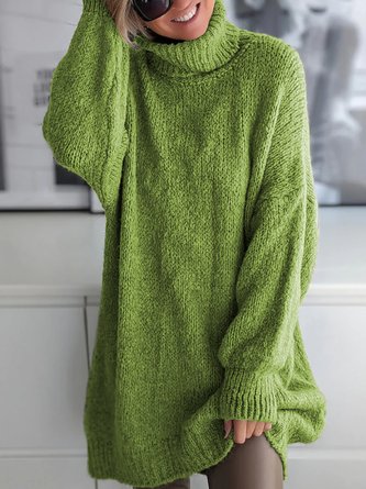 Casual Long Sleeve Top Sweater TUNIC