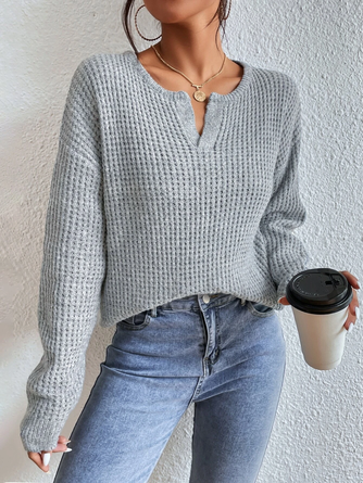 Wool/Knitting Casual Loose Sweater