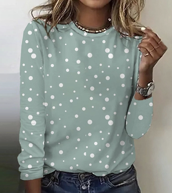 Crew Neck Casual Text Letters T-Shirt