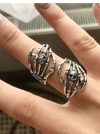 ring ghost claw claw ring alloy