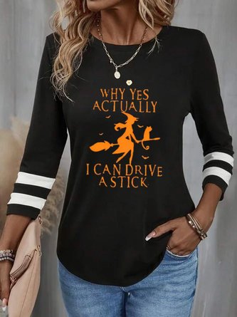 Casual Jersey Halloween T-Shirt