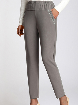 Casual Plain Loose Pants