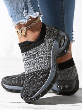 Women Minimalist Air Cushion Breathable Outdoor Slip On Sneakers