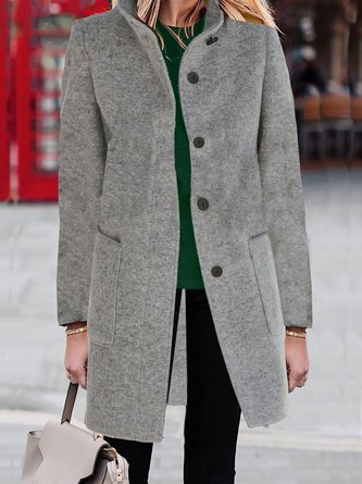 Vintage Plain Loose Jacket