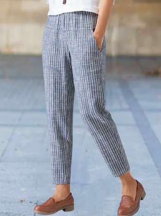 Plain Loose Casual Pants