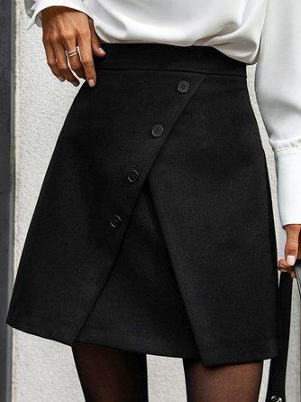 Casual Plain Skirt