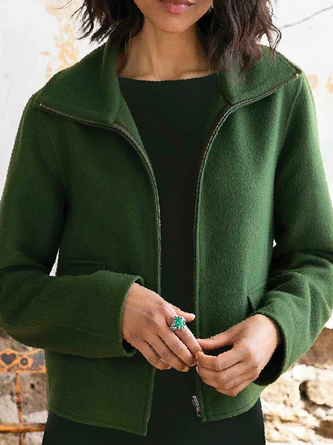 Casual Plain Jacket