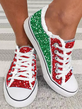 Casual All Season Christmas Abstract Casual Shoes