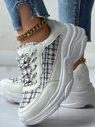 Color Block All Season Chunky Trainers