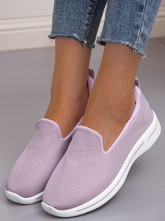 Mesh Fabric All Season Plain Casual Shoes