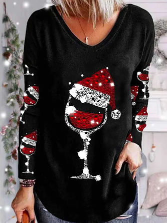 Joy | Women’s Casual Loose V-Neck Blouse