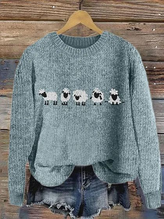 Lina™ - Comfortable Cute Sheep Sweater main image 1