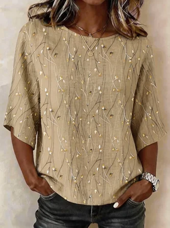 Leaf Vintage Regular Fit Blouse