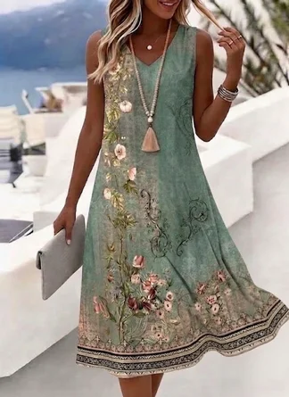 Floral Vintage Dress No