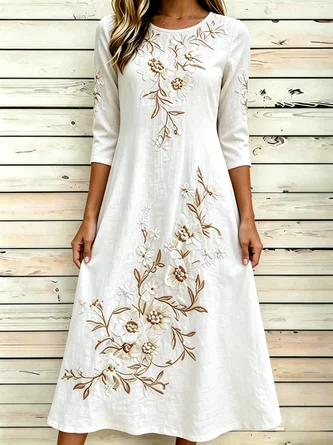 Loose Vacation 3D Printing Dress No