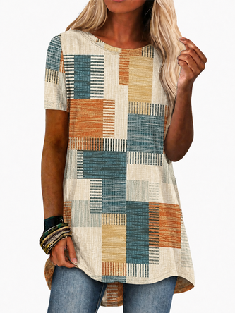 Abstract Graphic Vintage T Shirt