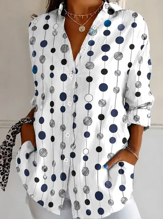 Elegant Polka Dots Shirt