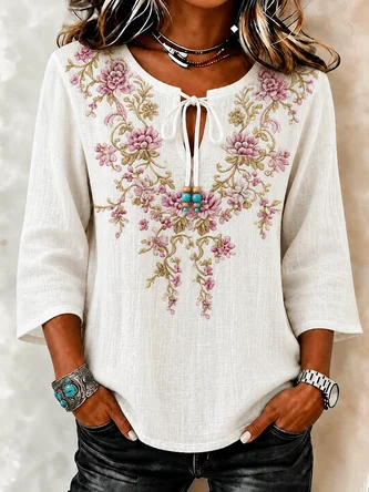 Loose Simple Plain Blouse
