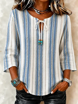 Cotton Linen Elegant Blouse