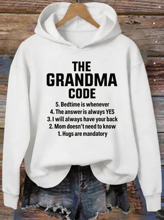 Grandma Code Funny Hoodie
