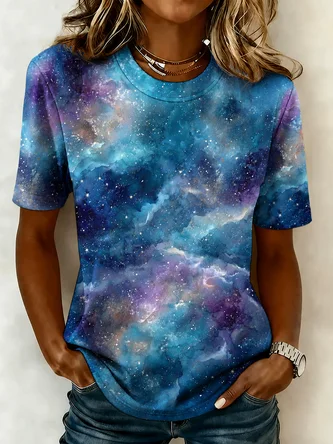 Crew Neck Casual T Shirt