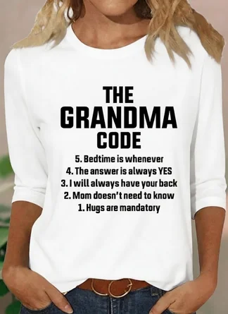 Grandma Code Funny T Shirt