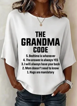 Grandma Code Funny Casual Blouse