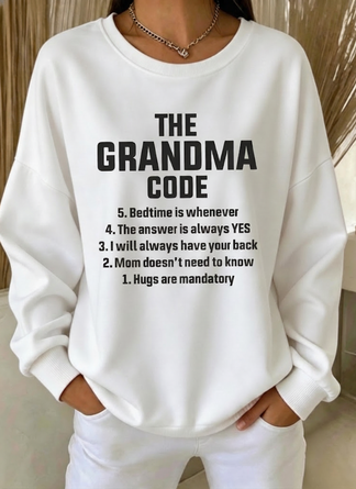 Grandma Code Funny Sweatshirt