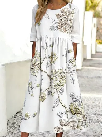 Vintage 3D Printing Dress No