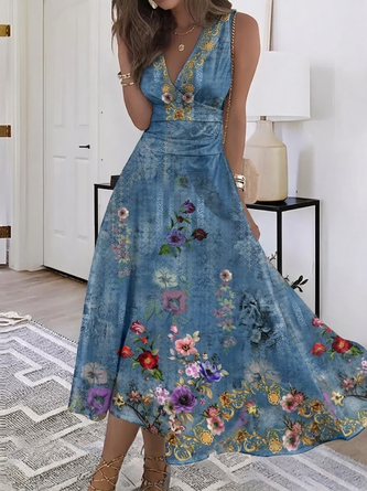 Regular Fit Vintage Dress No