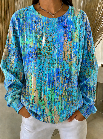 Crew Neck Regular Fit Casual Sweatshirt